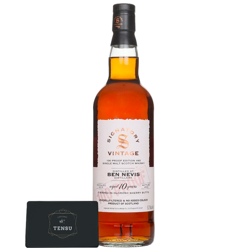 Ben Nevis 10Y 100 PROOF Edition #80 (2015-2026) Oloroso Sherry Butts Finish 57.1 "Signatory"