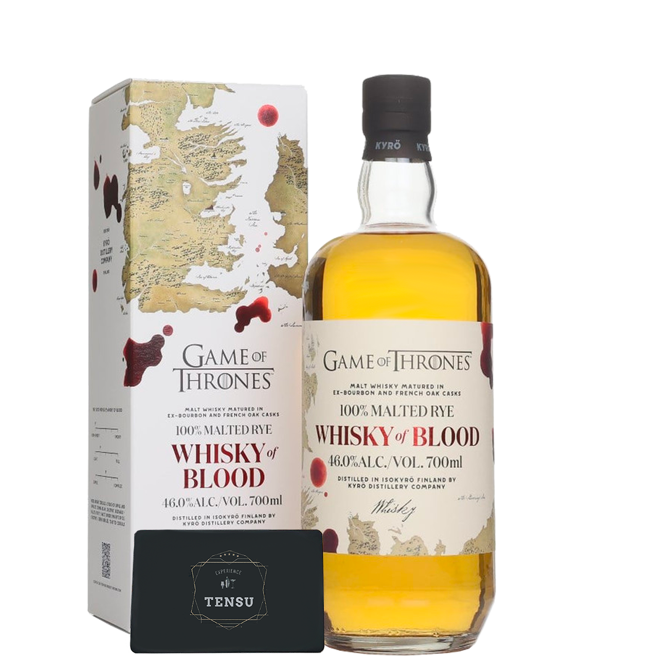 Kyro Whisky of Blood - 100% Malted Rye (2026) Ex-Bourbon &amp; French Oak 46.0 "Game of Thrones"