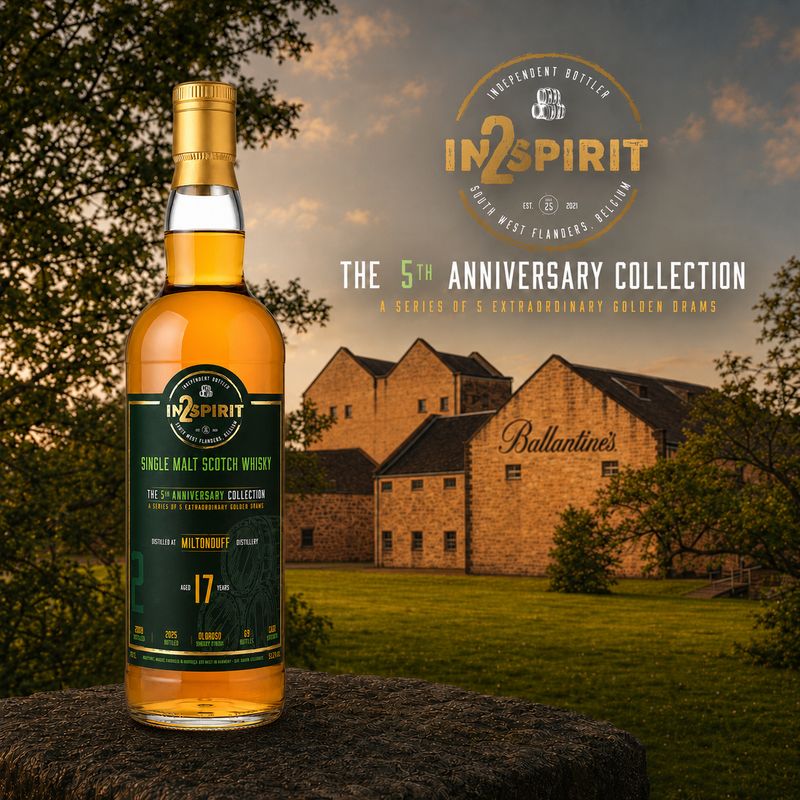 Miltonduff 17Y (2008-2025) Oloroso Sherry Finish 52.8 - 5th Anni RL02 "IN2S"