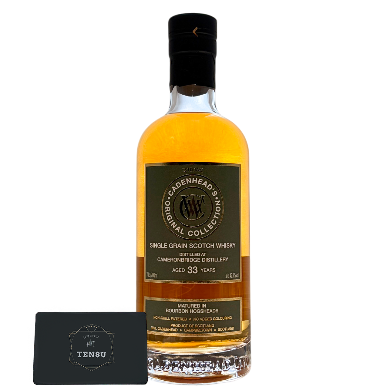 Cameronbridge 33Y (1992-2026) Bourbon Hogsheads 42.7 OC "Cadenhead's"