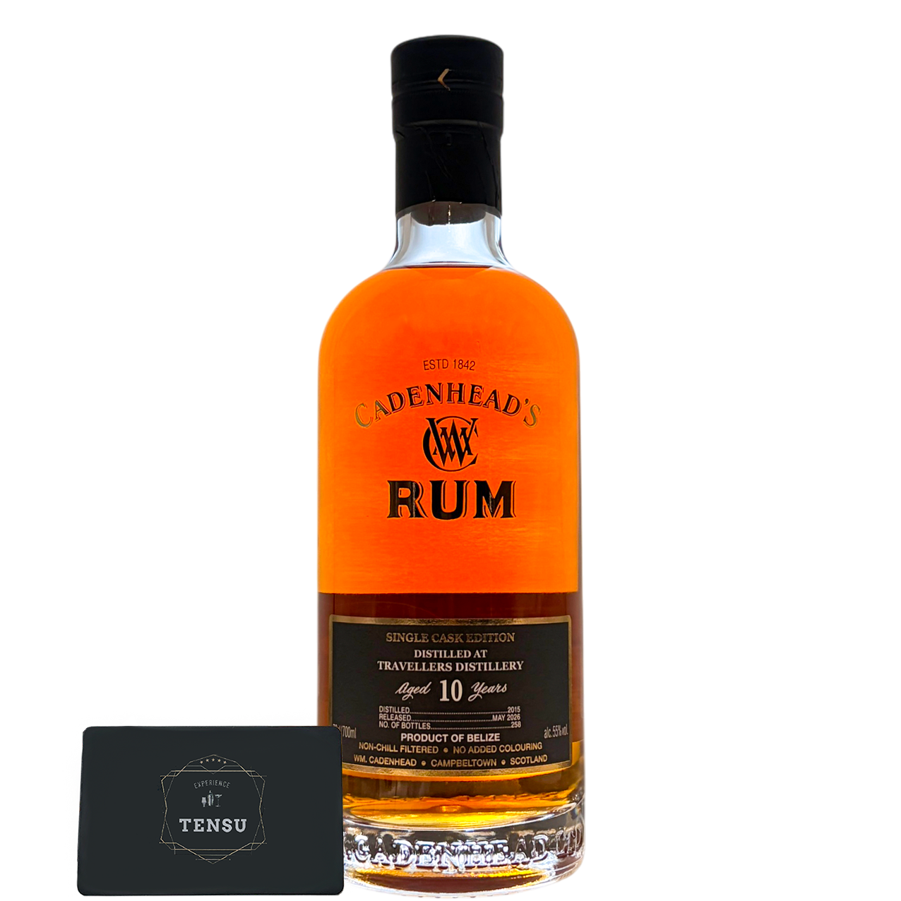 Travellers Distillery 10Y Belize (2015-2026) Barrel 55.0 Single Cask Edition "Cadenhead's"