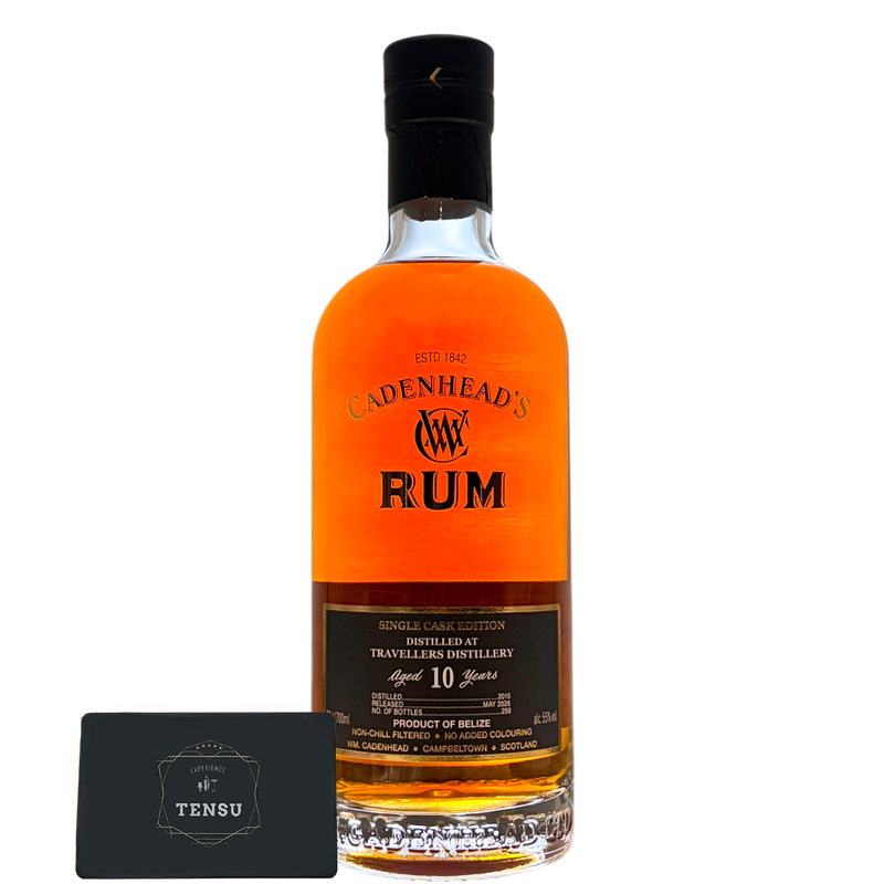 Travellers Distillery 10Y Belize (2015-2026) Barrel 55.0 Single Cask Edition "Cadenhead's"