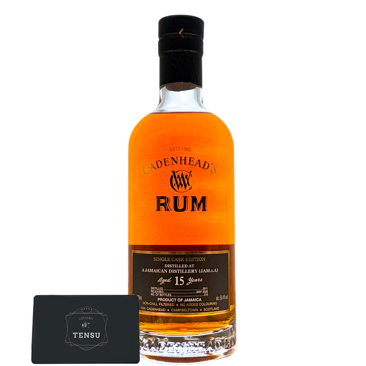 Jamaica 15Y JAM.1.A (2011-2026) 50.4 Single Cask Edition "Cadenhead's"