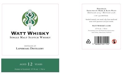 Laphroaig 12Y (2014-2026) Hogshead 57.1 "Watt Whisky"