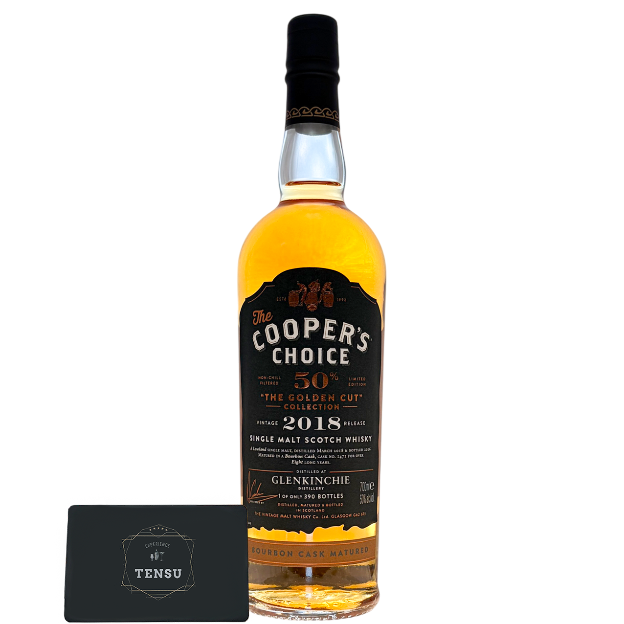 Glenkinchie 8Y The Golden Cut Collection (2018-2026) Bourbon Cask 50.0 "Cooper's Choice"