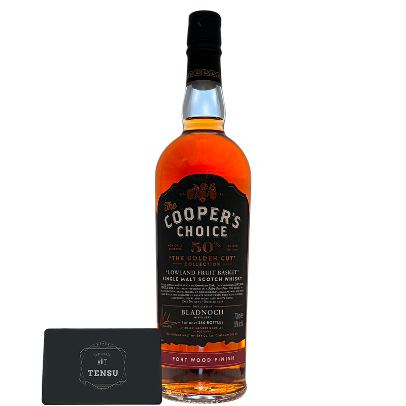 Bladnoch Lowland Fruit Basket (2026) Ruby Port Pipe 50.0 "Cooper's Choice"