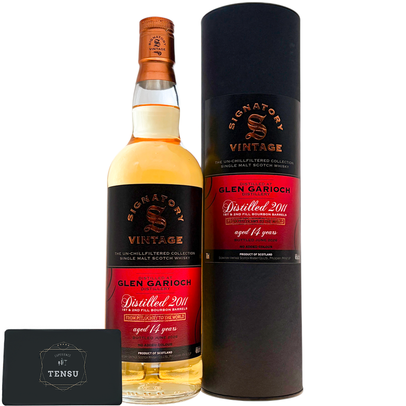 Glen Garioch 14Y (2011-2026) 1st &amp; 2nd Fill Bourbon Barrels 46.0 UCF "Signatory"