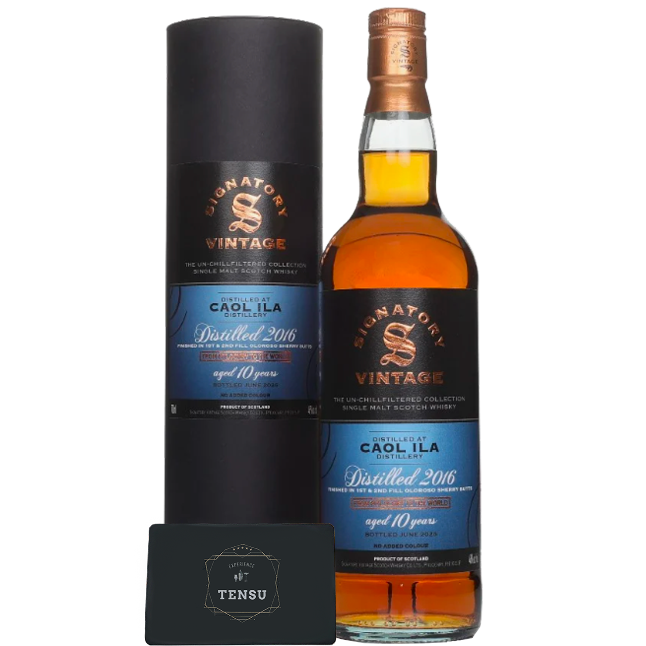 Caol Ila 10Y (2016-2026) 1st &amp; 2nd Fill Oloroso Sherry Butts 46.0 UCF "Signatory"