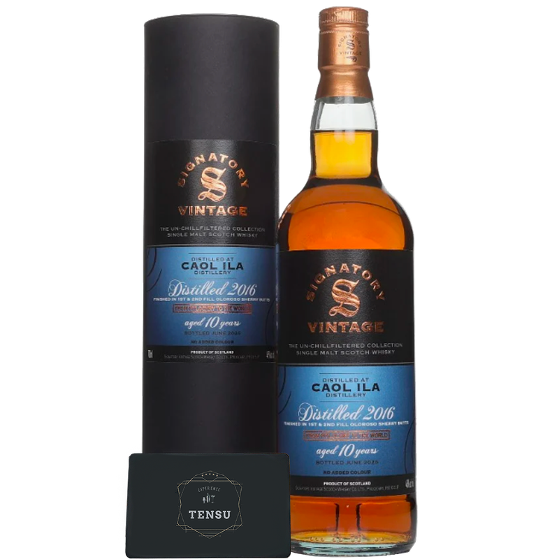 Caol Ila 10Y (2016-2026) 1st &amp; 2nd Fill Oloroso Sherry Butts 46.0 UCF "Signatory"