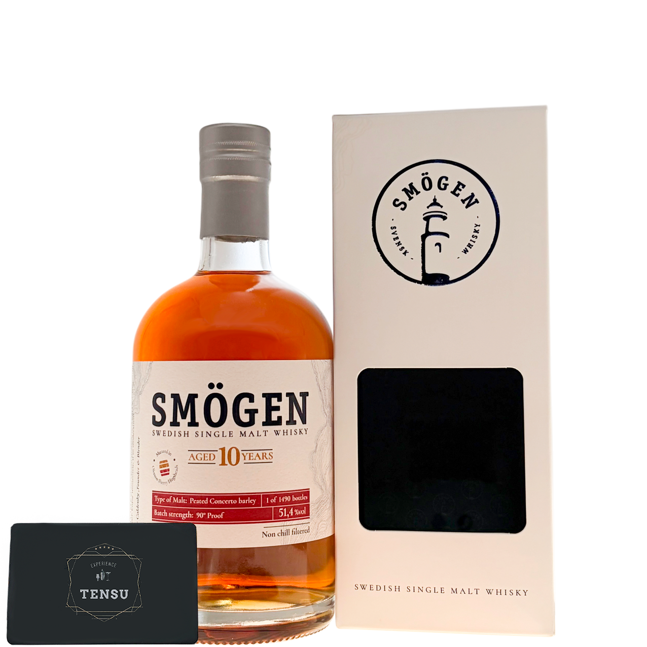 Smögen 10Y 90° Proof Peated Concerto Barley (2025) Oloroso Sherry Hogsheads 51.4 "OB"