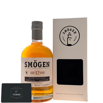 Smögen 12Y 100° Proof Heavily Peated Barley (2014-2026) Bourbon &amp; Sherry 57.1 "OB"