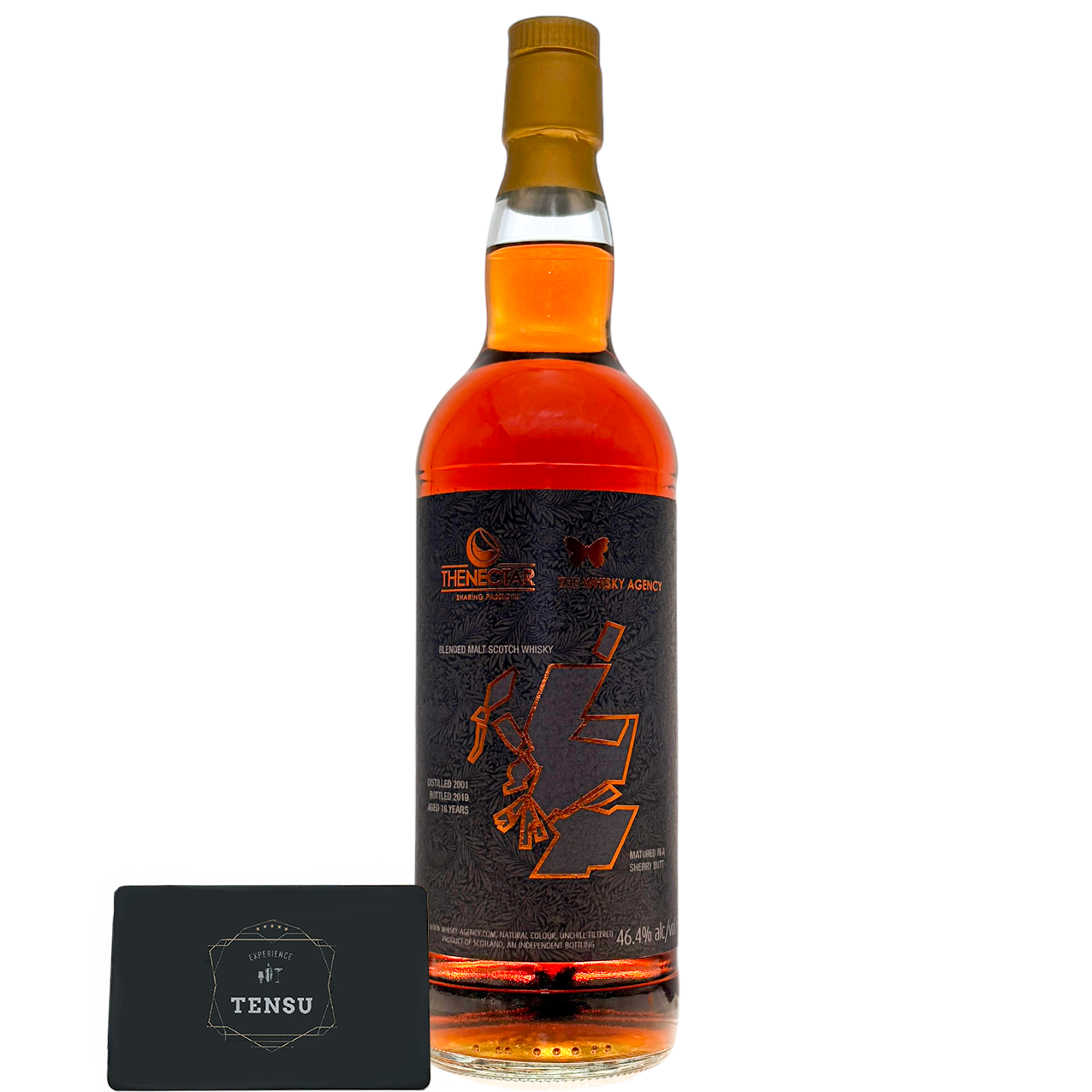 Blended Malt Scotch Whisky 18Y (2001-2019) Sherry Butt 46.4 "The Nectar &amp; The Whisky Agency"