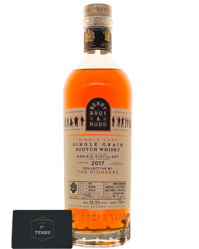 Arbikie Distillery (2017-2023) Single Virgin AO Barrel #69 CL#1 THE PIONEERS 58.3 "Berry Bros &amp; Rudd" [SAMPLE 2CL]