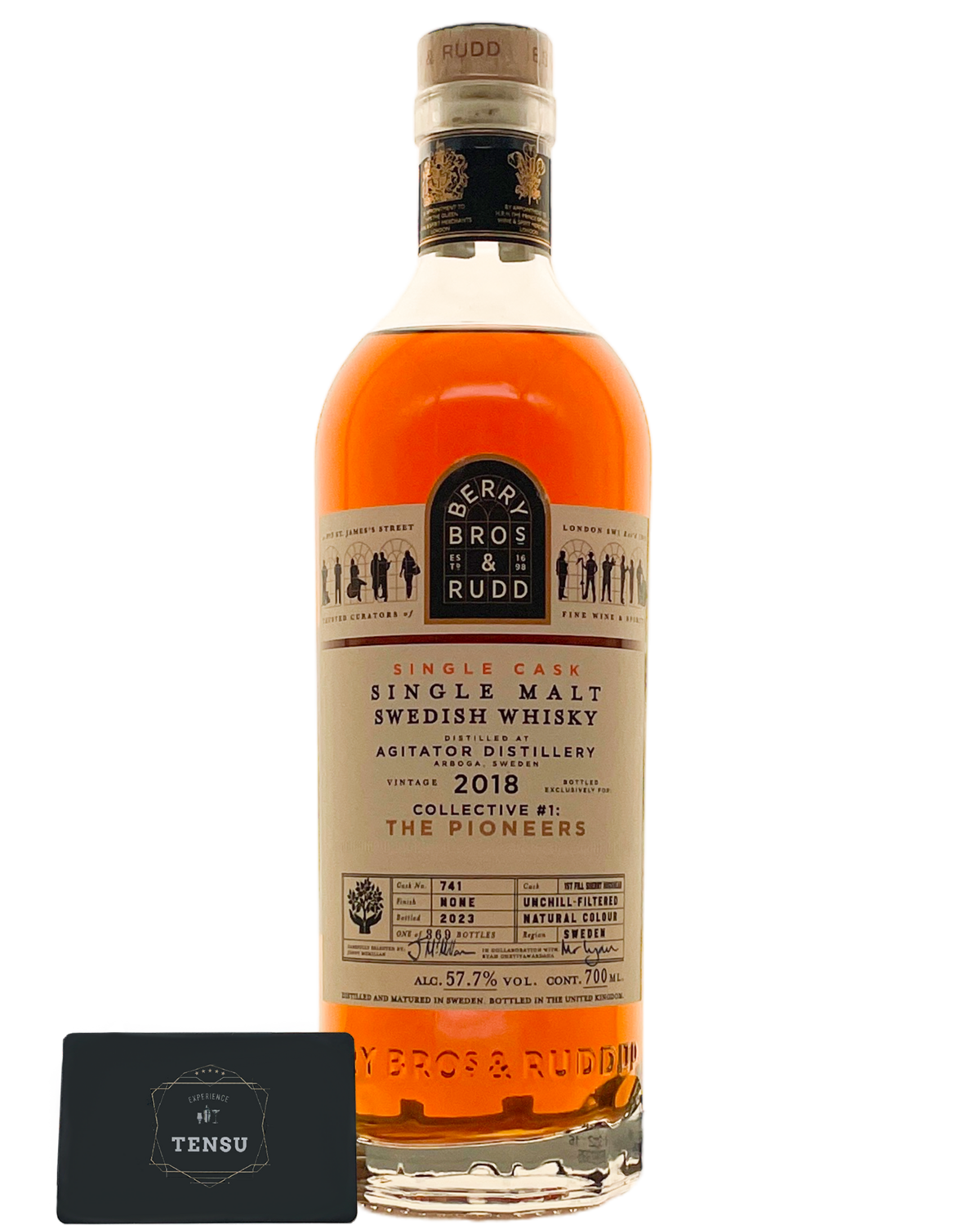 Agitator Distillery (2018-2023) Single Cask #741 CL#1 THE PIONEERS 57.7 "Berry Bros &amp; Rudd" [SAMPLE 2CL]