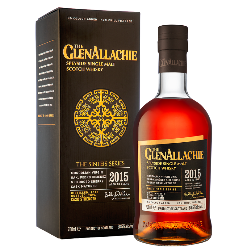 GlenAllachie 10Y Sinteis Part IV (2015-2026) Mongolian Virgin Oak, PX &amp; Oloroso Matured 58.5 TSS "OB"