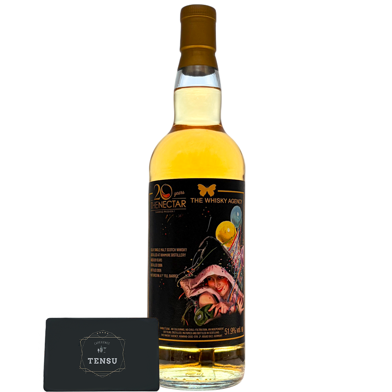 Bowmore 20Y (2006-2026) 1st Fill Barrel 51.9 20YTN "The Whisky Agency"