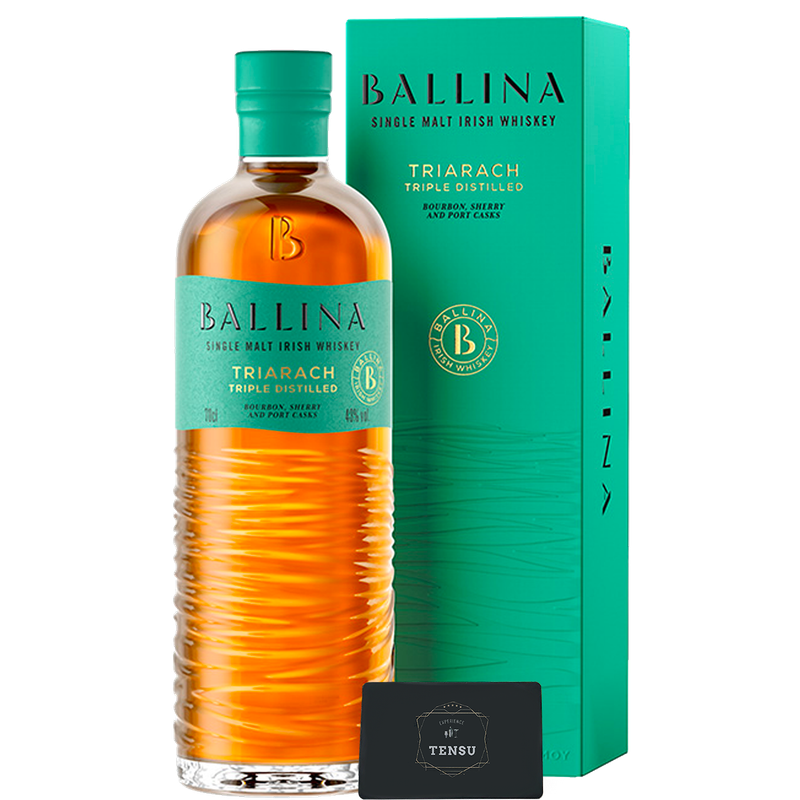 Ballina Triarach Triple Distilled (2026) Bourbon, Oloroso Sherry &amp; Ruby Port Casks 43.0 "OB"
