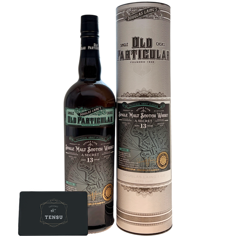 A Secret Lowland 13Y (2013-2026) Orange Wine Cask Finish 52.1 Fanatical About Flavour "Old Particular / Douglas Laing's"