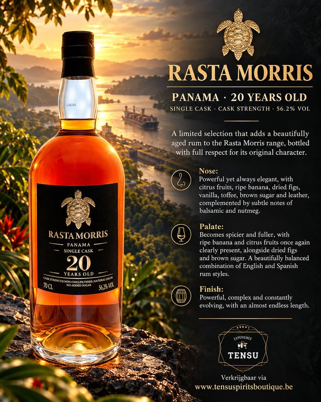 Panama 20Y Single Cask - Cask Strength 56.2 "Rasta Morris"