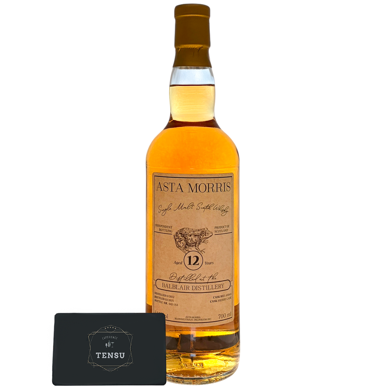 Balblair 12 Years Old (2012-2025) Sherry Cask Finish 51.0 "Asta Morris"