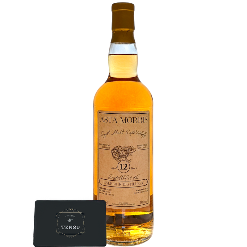Balblair 12 Years Old (2012-2025) Sherry Cask Finish 51.0 "Asta Morris"