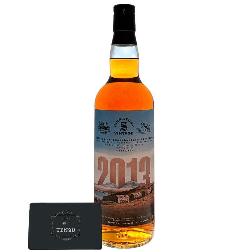 Bunnahabhain 12Y Staoisha (2013-2026) Sherry Butt 55.0 "The Nectar × Kirsch × Signatory"