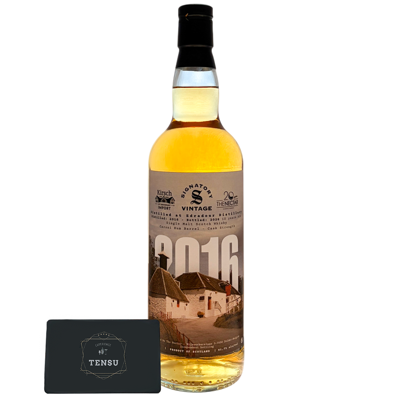 Edradour 10Y (2016-2026) Caroni Rum Barrel 61.7 CS "The Nectar × Kirsch × Signatory"