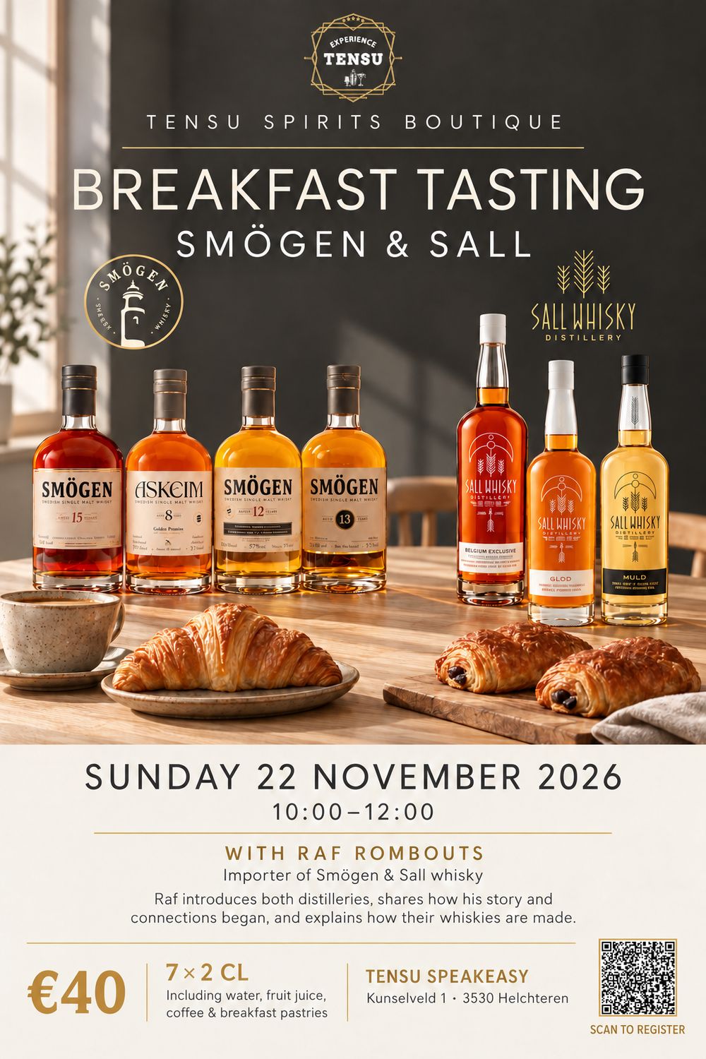 #143 Breakfast Tasting - Smögen &amp; Sall Distillery (LIVE)