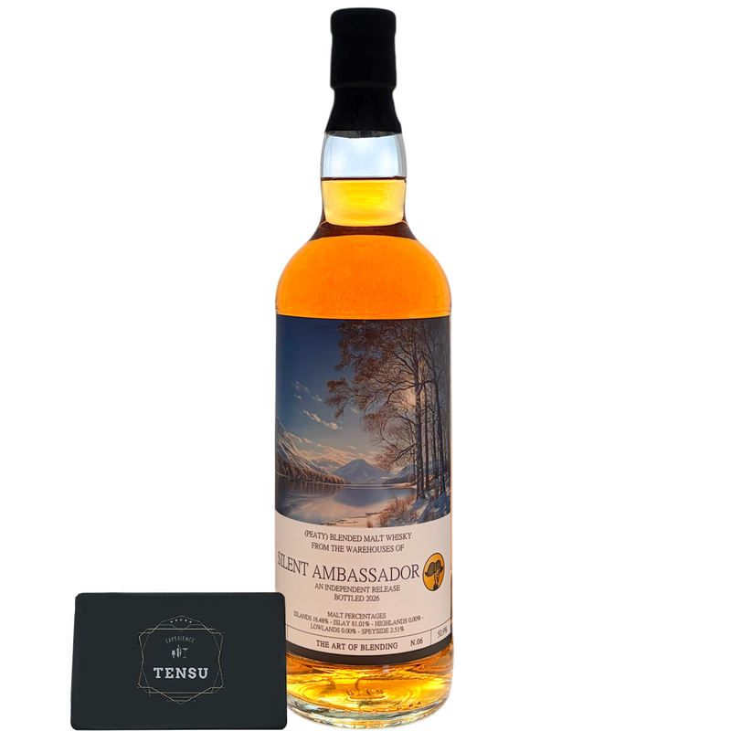 Peaty Blended Malt Whisky (2026) Ex-Bourbon &amp; Ex-Sherry Cask 50.9 AOB06 "Silent Ambassador"