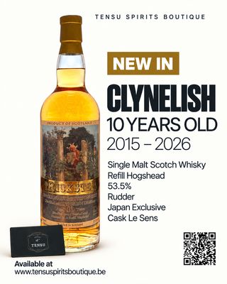 Clynelish 10Y (2015-2026) Refill Hogshead Rudder Japan Exclusive 53.5 "Cask Le Sens"
