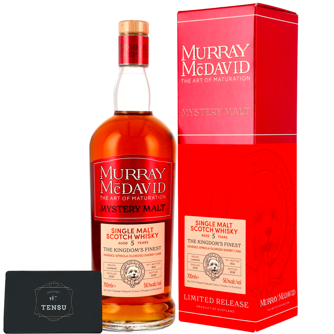 The Kingdom's Finest 5Y (2020-2026) Ximenez-Spinola Oloroso Sherry Cask Finish 56.1 Mystery Malt "Murray McDavid"