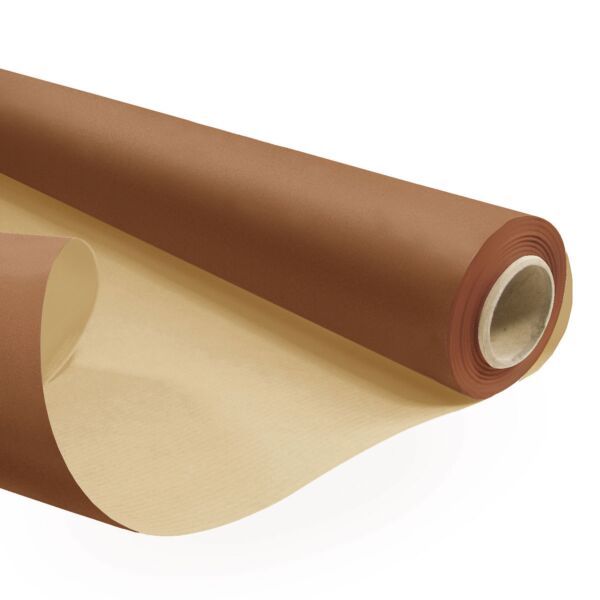 Water resistant natural kraft roll Orange