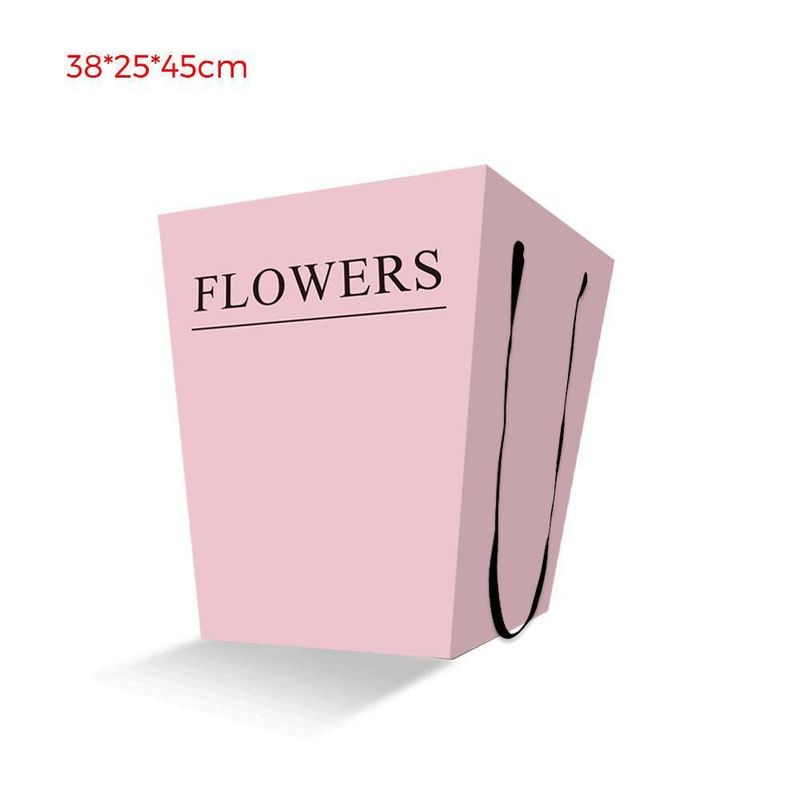 Flower bag with lid Pink