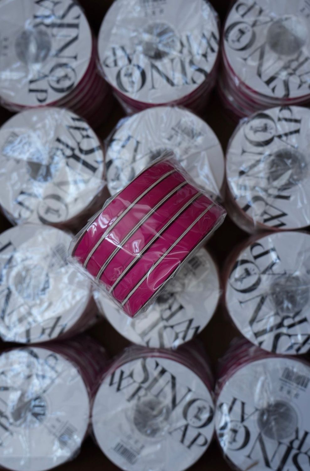 Cienkie Wstążki 021 Fuchsia X5