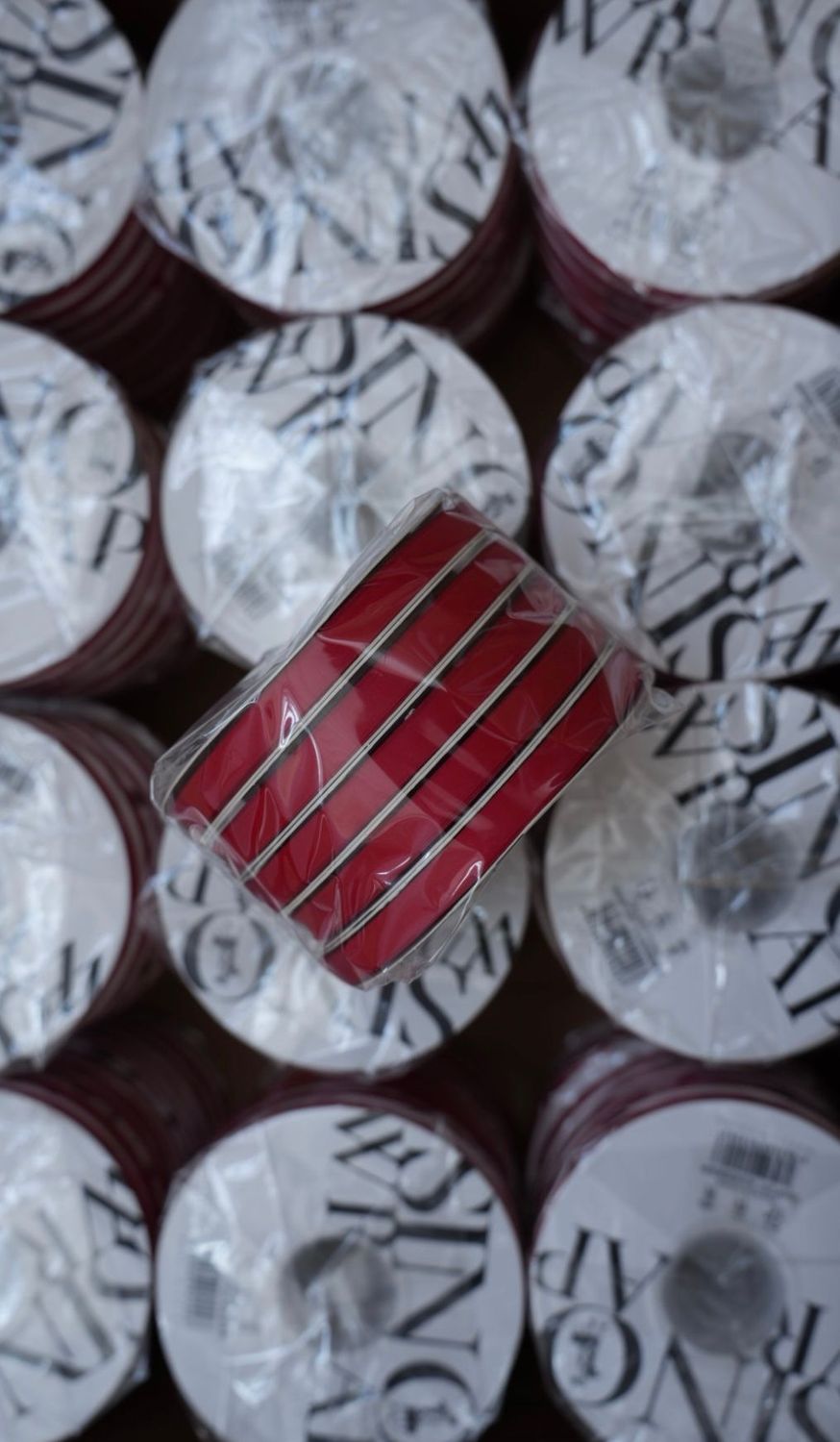 Thin Ribbons 012 Red X5