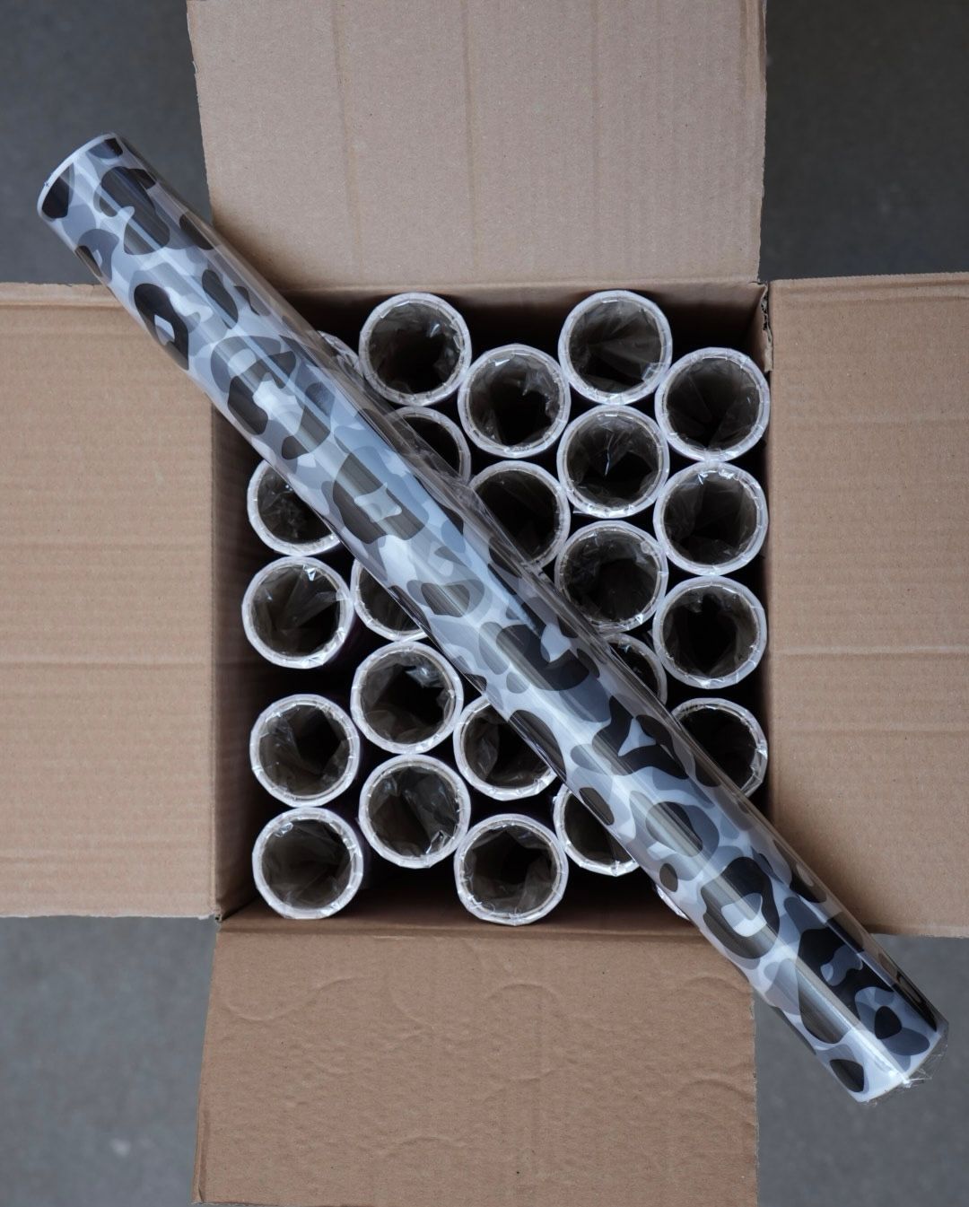 Matte film with pattern  LAMPART Black x 25