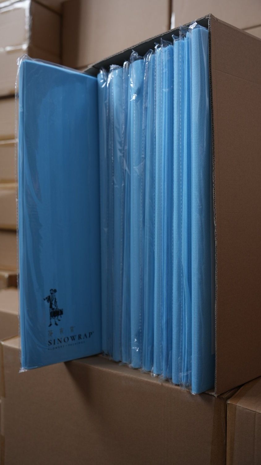 Waterproof Floristry Packaging 131 Lt Blue 30X