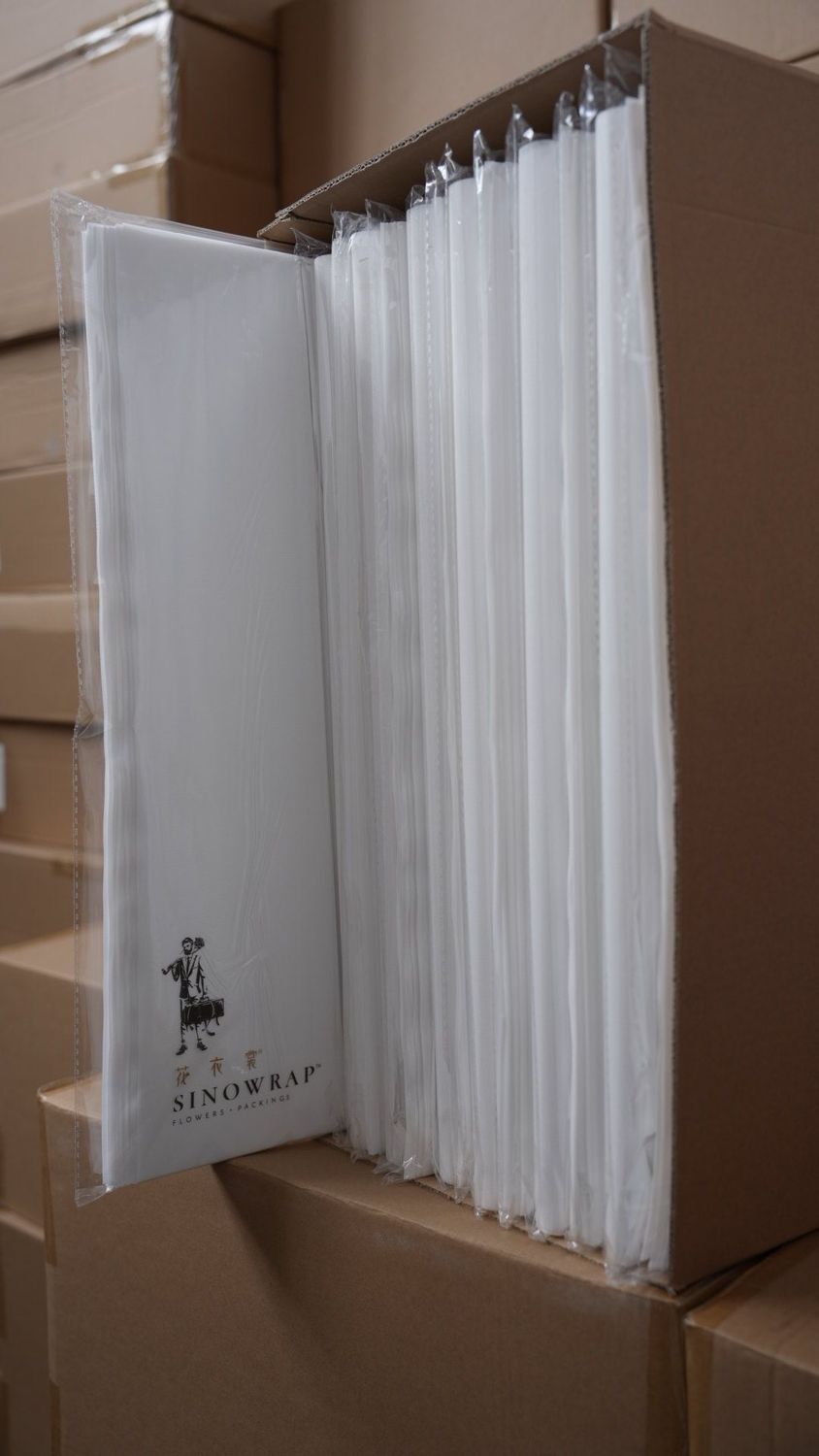 Waterproof Floristry Packaging 111 White 30X