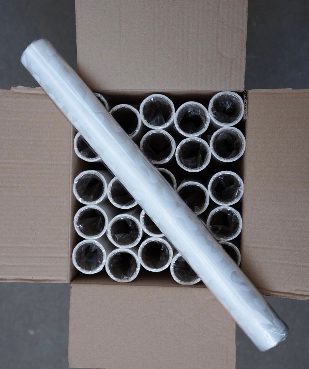 Matte film with pattern  LAMPART White x 25