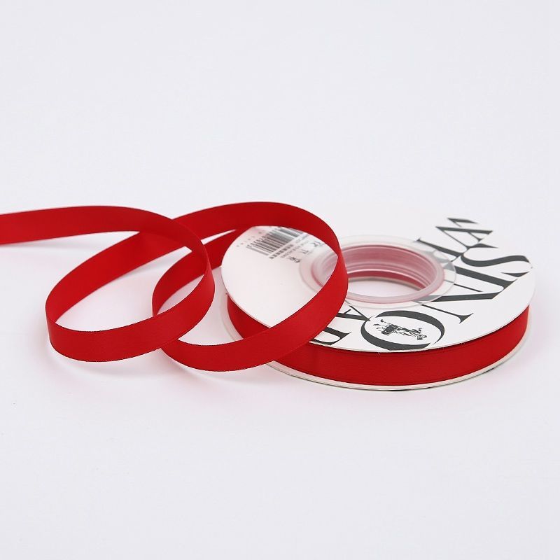 Thin Ribbons 012 Red (1 cm x 18.2m)