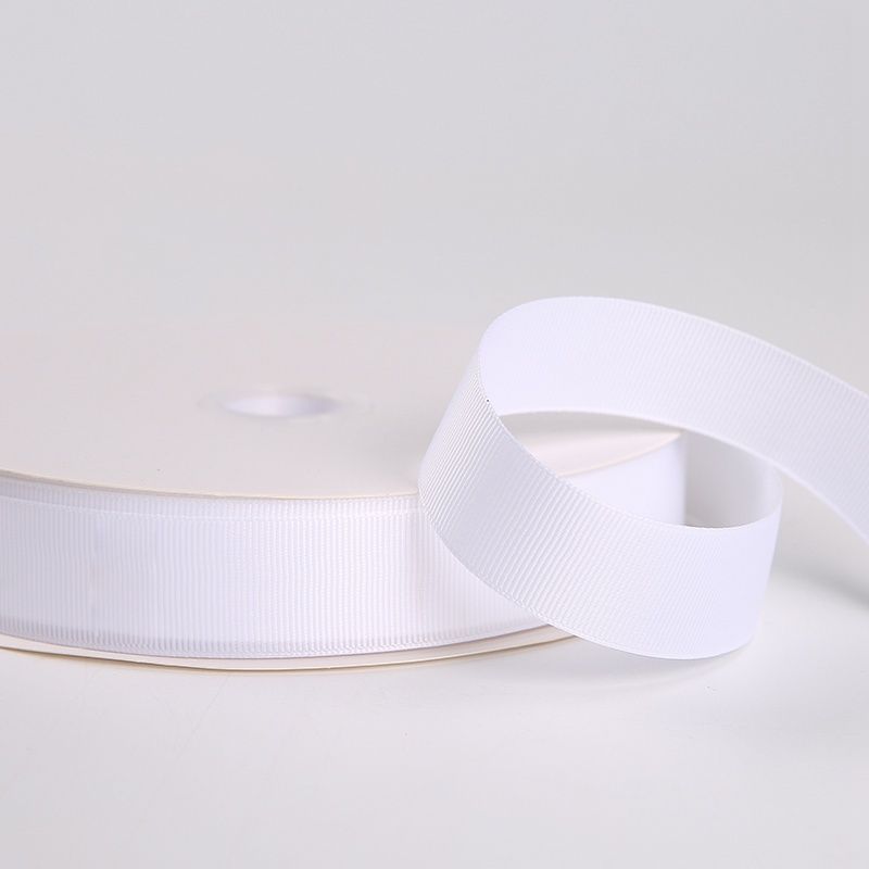 Textured Ribbon 1001 White (2.5 cm x 91,5)