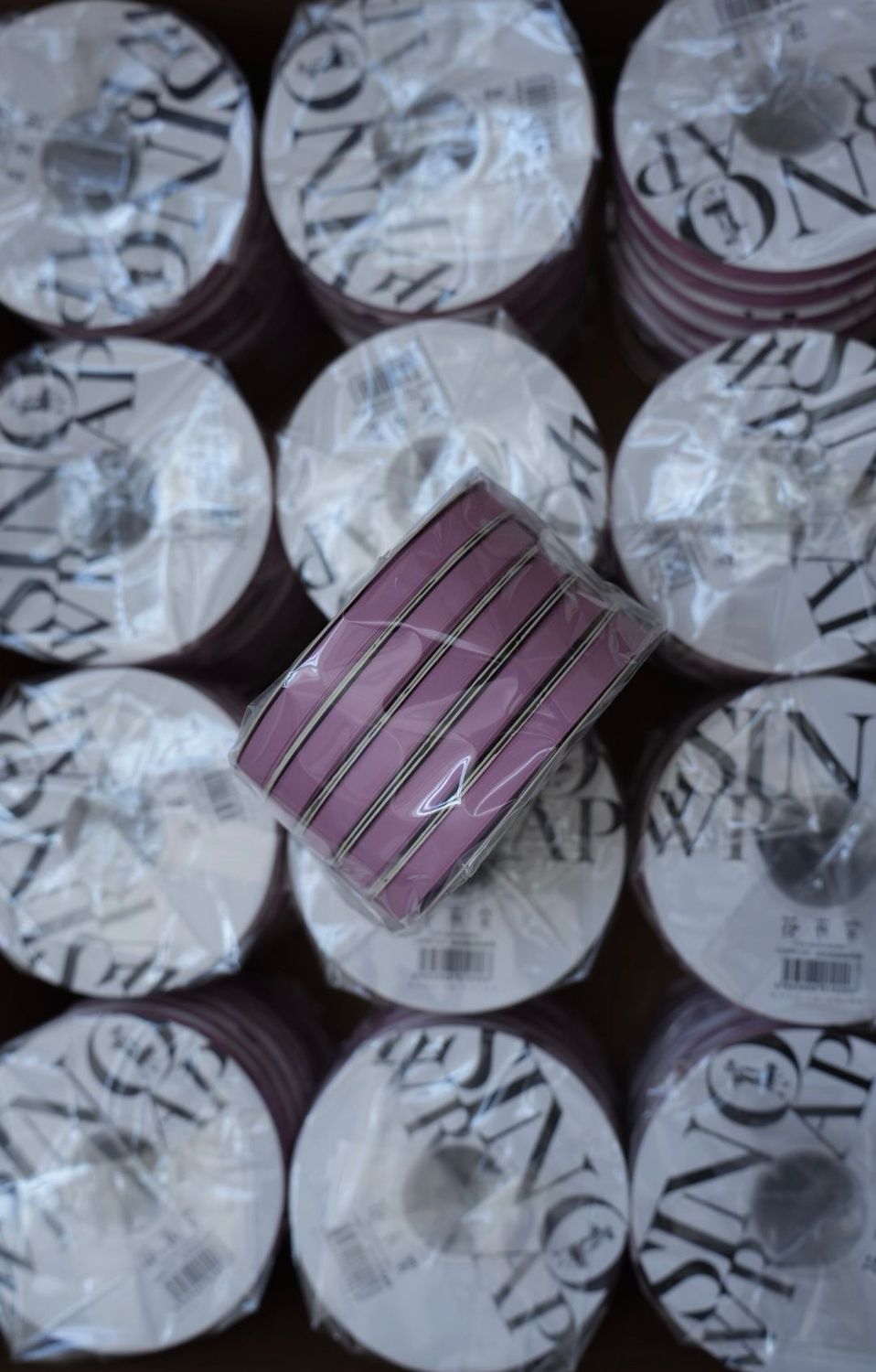 Thin Ribbons 168 Node Pink X5