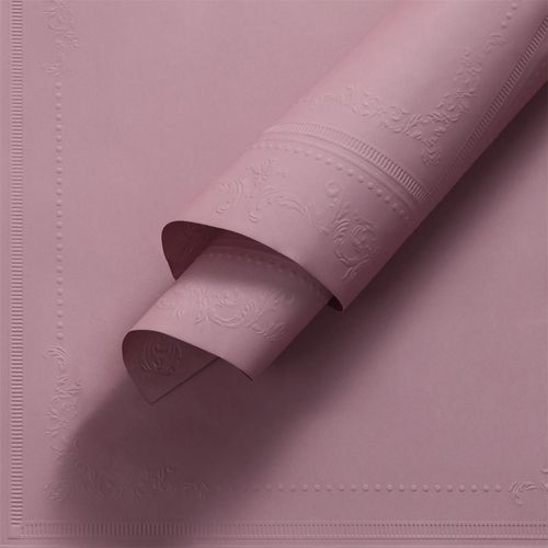 Embossed Paper 04 Rosy Mauve (10 ark, 53 × 53 cm)