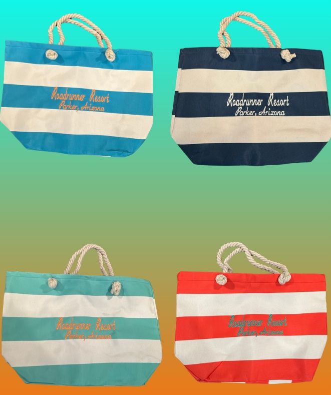 RR Embroidered Beach Bag