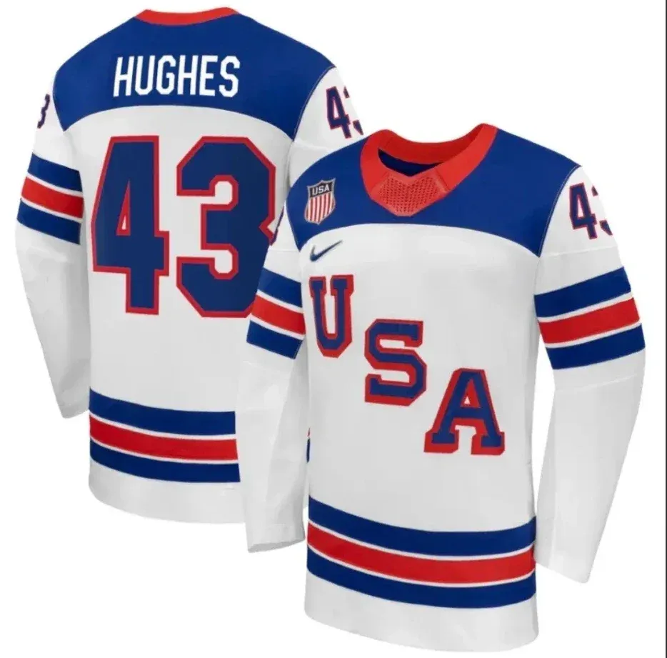 Quinn Hughes White Winter Olympics 2026
