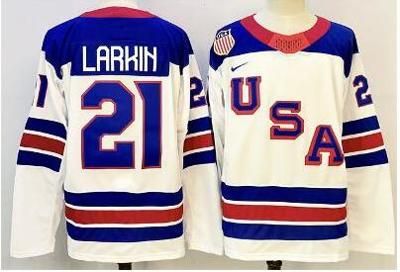 Dylan Larkin White Winter Olympics 2026