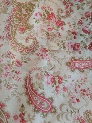 Small - Pink Paisley Bath Wrap