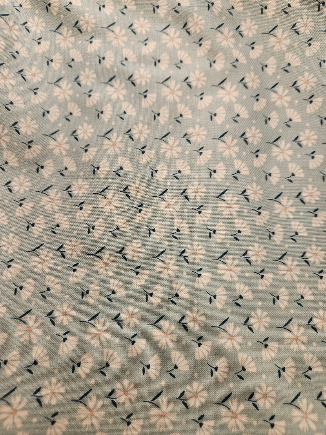 X-Large - Blue Fan Floral Bath Wrap