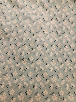 X-Large - Blue Fan Floral Bath Wrap