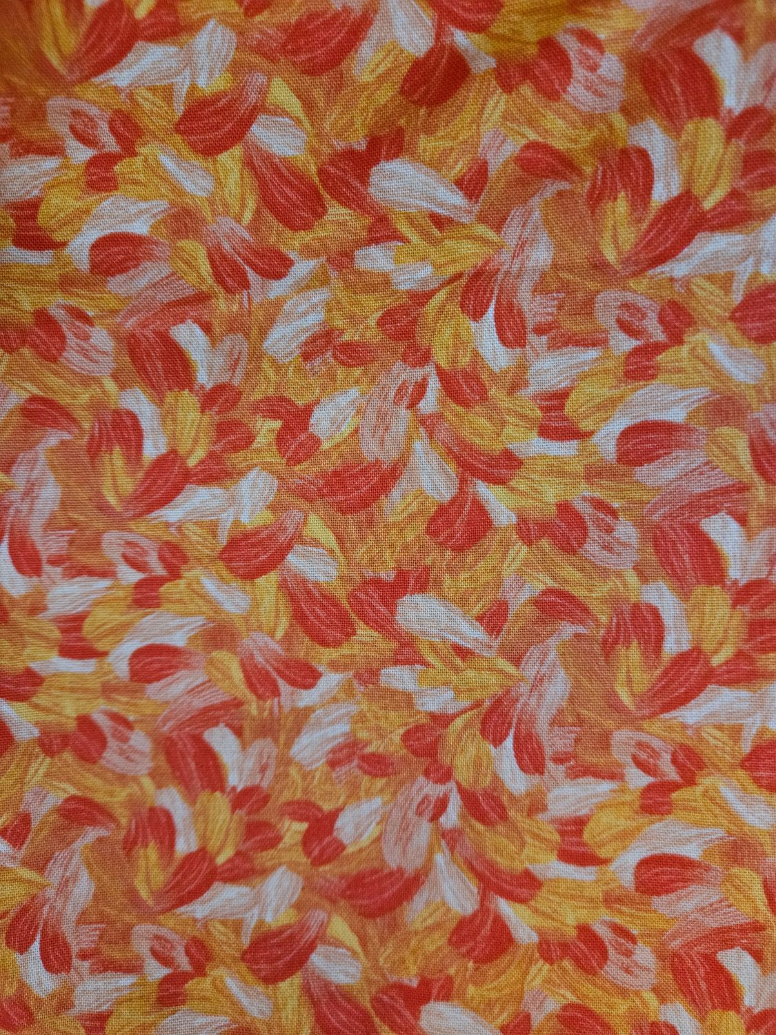 Small - Orange &amp; Yellow Feathers Bath Wrap
